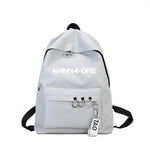 Load image into Gallery viewer, Ateez Stray Kids Blackpink Sac A Dos Backpack Back Pack Got7 Women Monsta X Twice Wanna One Canvas School Travel Bag Femme
