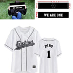 Load image into Gallery viewer, EXO Planet 3 EXOrDIUM T-shirt In Seoul KPOP Unisex BUTTON DOWN Tshirt Baekhyun 2019 Summer Tops Fashion Korean Fans Tees
