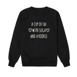 Load image into Gallery viewer, A Cup Of Tae With Suga Printed Hoodies Women 2018 Autumn Winter Youth BTS Sweatshirts Women Long Sleeve Fleece Pullovers Tops
