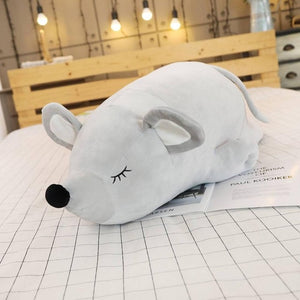 1pc sleep pillow arrival Super Soft Plush Mouse Plushie Doll Stuffed Rat Plush Animal Toy Mascot Peluche for Children