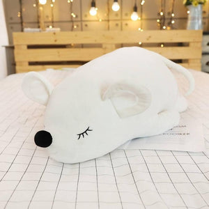 1pc sleep pillow arrival Super Soft Plush Mouse Plushie Doll Stuffed Rat Plush Animal Toy Mascot Peluche for Children