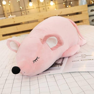 1pc sleep pillow arrival Super Soft Plush Mouse Plushie Doll Stuffed Rat Plush Animal Toy Mascot Peluche for Children