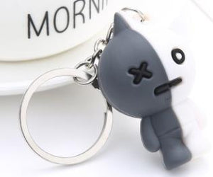 kpop keychain bangtan boys keychain key chain ring pendant jewelry accessories korean cartoon animals rabbit keychain fans gift