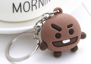 kpop keychain bangtan boys keychain key chain ring pendant jewelry accessories korean cartoon animals rabbit keychain fans gift