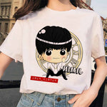 Load image into Gallery viewer, Summer 2020 new women's tee cartoon Bulletproof Boys BTS Style DIY Doll Adorable Korean-style Casual Slim Fit Crew neck T-shirt
