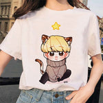 Load image into Gallery viewer, Summer 2020 new women's tee cartoon Bulletproof Boys BTS Style DIY Doll Adorable Korean-style Casual Slim Fit Crew neck T-shirt
