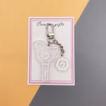 Load image into Gallery viewer, Fashion KPOP Keyring Transparent Acrylic Sheet Key Chain Bangtan Boys Tassel Pendant Keychain EXO Blackpink Accessories Jewelry
