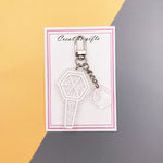 Load image into Gallery viewer, Fashion KPOP Keyring Transparent Acrylic Sheet Key Chain Bangtan Boys Tassel Pendant Keychain EXO Blackpink Accessories Jewelry
