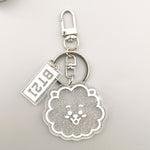 Load image into Gallery viewer, Fashion KPOP Keyring Transparent Acrylic Sheet Key Chain Bangtan Boys Tassel Pendant Keychain EXO Blackpink Accessories Jewelry

