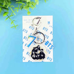 Load image into Gallery viewer, KPOP Keychain MAP OF THE SOUL : 7  Pendant Key Chains Acrylic Pendant Bangtan Boys Members Birth Date Key Rings Accessories
