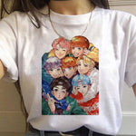 Load image into Gallery viewer, Summer 2020 new women's tee cartoon Bulletproof Boys BTS Style DIY Doll Adorable Korean-style Casual Slim Fit Crew neck T-shirt
