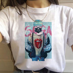 Load image into Gallery viewer, Summer 2020 new women's tee cartoon Bulletproof Boys BTS Style DIY Doll Adorable Korean-style Casual Slim Fit Crew neck T-shirt
