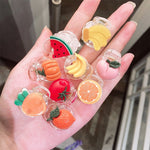 Load image into Gallery viewer, 1Pcs Cute Vegetables Fruits Hair Claw Mini Barrettes Transparent Hair Clips For Children Cute Kids Kawaii Hairpins Kids Gifts
