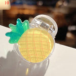 Load image into Gallery viewer, 1Pcs Cute Vegetables Fruits Hair Claw Mini Barrettes Transparent Hair Clips For Children Cute Kids Kawaii Hairpins Kids Gifts
