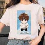 Load image into Gallery viewer, Harajuku JIN SUGA J HOPE JIMIN V JUNGKOOK t-shirt bangtan boys t shirt women korean style Oversized kpop tshirt female ulzzang
