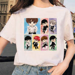 Load image into Gallery viewer, Harajuku JIN SUGA J HOPE JIMIN V JUNGKOOK t-shirt bangtan boys t shirt women korean style Oversized kpop tshirt female ulzzang
