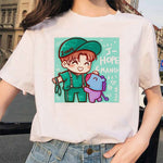 Load image into Gallery viewer, Harajuku JIN SUGA J HOPE JIMIN V JUNGKOOK t-shirt bangtan boys t shirt women korean style Oversized kpop tshirt female ulzzang
