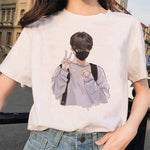Load image into Gallery viewer, Harajuku JIN SUGA J HOPE JIMIN V JUNGKOOK t-shirt bangtan boys t shirt women korean style Oversized kpop tshirt female ulzzang
