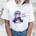 Load image into Gallery viewer, Harajuku JIN SUGA J HOPE JIMIN V JUNGKOOK t-shirt bangtan boys t shirt women korean style Oversized kpop tshirt female ulzzang

