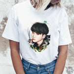 Load image into Gallery viewer, Harajuku JIN SUGA J HOPE JIMIN V JUNGKOOK t-shirt bangtan boys t shirt women korean style Oversized kpop tshirt female ulzzang
