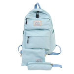 Load image into Gallery viewer, 3 set Backpack Casual Women Shoulder Bags Candy Colour Women Backpack Multi-pocket School bag for teenage girls Mochilas Female
