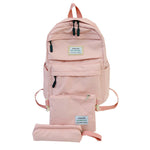 Load image into Gallery viewer, 3 set Backpack Casual Women Shoulder Bags Candy Colour Women Backpack Multi-pocket School bag for teenage girls Mochilas Female
