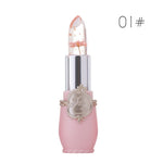 Load image into Gallery viewer, Creative Jelly Flower Lipstick Long-lasting Moisturizing Lipstick Makeup Temperature Color Change Lip Balm TSLM1
