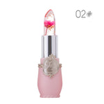 Load image into Gallery viewer, Creative Jelly Flower Lipstick Long-lasting Moisturizing Lipstick Makeup Temperature Color Change Lip Balm TSLM1
