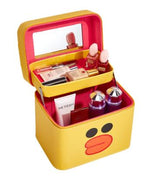 Load image into Gallery viewer, Fashion Cute Cosmetic Bag Cartoon Duck Makeup bag Large Capacity Make Up Box Portable Beauty bag Case Korean style makeup pouch
