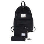 Load image into Gallery viewer, 3 set Backpack Casual Women Shoulder Bags Candy Colour Women Backpack Multi-pocket School bag for teenage girls Mochilas Female
