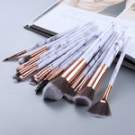 Load image into Gallery viewer, FLD5/15Pcs Makeup Brushes Tool Set Cosmetic Powder Eye Shadow Foundation Blush Blending Beauty Make Up Brush Maquiagem
