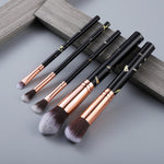 Load image into Gallery viewer, FLD5/15Pcs Makeup Brushes Tool Set Cosmetic Powder Eye Shadow Foundation Blush Blending Beauty Make Up Brush Maquiagem
