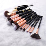 Load image into Gallery viewer, FLD5/15Pcs Makeup Brushes Tool Set Cosmetic Powder Eye Shadow Foundation Blush Blending Beauty Make Up Brush Maquiagem
