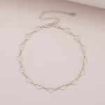 Load image into Gallery viewer, Ingemark Korean Sweet Love Heart Choker Necklace Statement Girlfriend Gift Cute Silver Color Necklace Jewelry Collier Femme 2020
