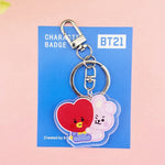 Load image into Gallery viewer, Cute Cartoon Doll Keychain Bags Chain For Women Men Acrylic Charm Characters Kpop Pendant Keyrings Accessories Creative Jewelry
