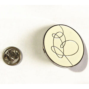 New Kpop Bangtan Boys Love Yourself Concert MD Metal Badge Alloy Brooch Denim Coat Hat Bag Decorations 2.6CM
