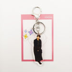 Load image into Gallery viewer, Kpop Bangtan Boys Keychain Handsome Members Key Chains for Women Men Jewelry Fashion Acrylic Key Ring Pendant Accessories
