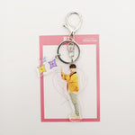 Load image into Gallery viewer, Kpop Bangtan Boys Keychain Handsome Members Key Chains for Women Men Jewelry Fashion Acrylic Key Ring Pendant Accessories
