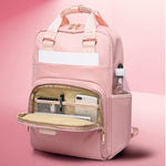 Load image into Gallery viewer, Waterproof Laptop Backpack Female Pink Backpack USB Charge 14 15 Inch Back Pack Computer Bag  Oxford Cloth School Bag For Teens
