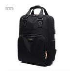 Load image into Gallery viewer, Waterproof Laptop Backpack Female Pink Backpack USB Charge 14 15 Inch Back Pack Computer Bag  Oxford Cloth School Bag For Teens

