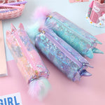 Load image into Gallery viewer, Cute Unicorn School Pencil Case for Girls Boys Pencilcase Sequin Pen Box Large Cartridge Big Pencase Bag Stationery Supplies Kit
