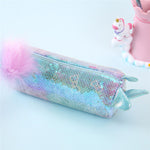 Load image into Gallery viewer, Cute Unicorn School Pencil Case for Girls Boys Pencilcase Sequin Pen Box Large Cartridge Big Pencase Bag Stationery Supplies Kit
