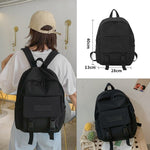 Load image into Gallery viewer, New Casual Bags Women Backpack Solid Color Women Shoulder Bag Fashion School Bag For Teenage Girl Children Backpacks Travel Bag
