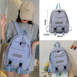 Load image into Gallery viewer, New Casual Bags Women Backpack Solid Color Women Shoulder Bag Fashion School Bag For Teenage Girl Children Backpacks Travel Bag
