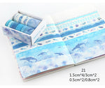 Load image into Gallery viewer, Mr Paper 26 Designs 10pcs/box Cute Cartoon Animals Washi Tapes Scrapbooking DIY Deco Creative Japanese Kawaii Masking Tapes
