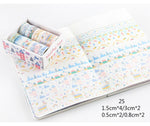 Load image into Gallery viewer, Mr Paper 26 Designs 10pcs/box Cute Cartoon Animals Washi Tapes Scrapbooking DIY Deco Creative Japanese Kawaii Masking Tapes
