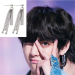 Load image into Gallery viewer, KPOP DNA Korean V NEW Bangtan Boys Album Stud Earrings Fashion Jewelry Accessories For Mens And Womens Earring

