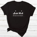 Load image into Gallery viewer, JinHit Entertainment Unisex Kpop T-Shirt Women Fashion Cotton Short Sleeve Tshirt Feminina Letter Printed Women&#39;s T-shirts
