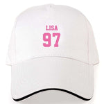 Load image into Gallery viewer, New Fashion Kpop Rose Cap BlackPink Black Pink Baseball Cap LISA JISOO JENNIE Snapback Hip Hop Dad Cap Hats Men/Women Summer Hat
