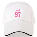 Load image into Gallery viewer, New Fashion Kpop Rose Cap BlackPink Black Pink Baseball Cap LISA JISOO JENNIE Snapback Hip Hop Dad Cap Hats Men/Women Summer Hat
